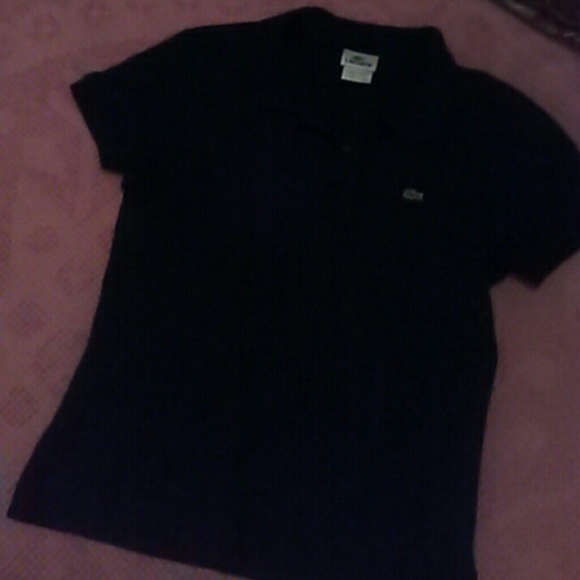 Lacoste Blackest Black Polo Tee