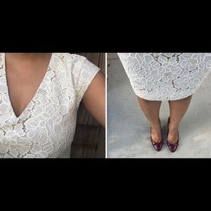 J Crew - Sleeveless Lace Shift Dress. Size :6