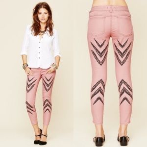 Free People Ikat Dot Jeans