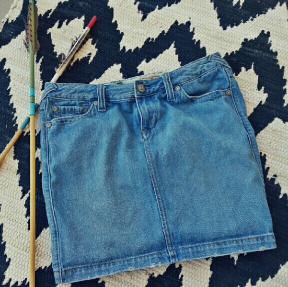 **sold**Free people denim skirt