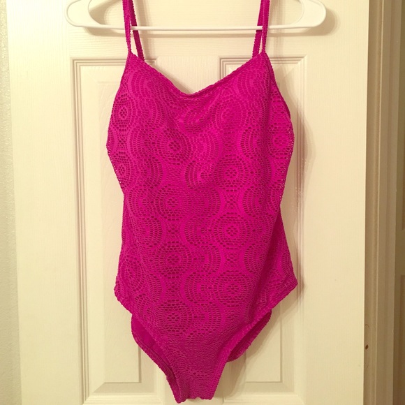 Purple mesh bathing suit 🌺