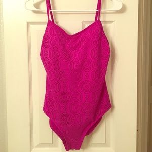 Purple mesh bathing suit 🌺