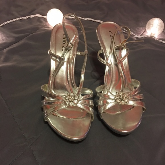 Silver Prom/Homecoming heels