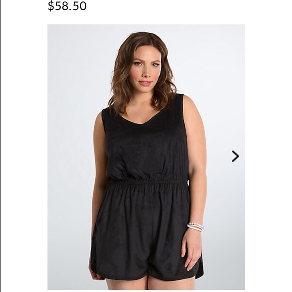 🎉HOST PICK🎉Torrid Faux Suede Romper