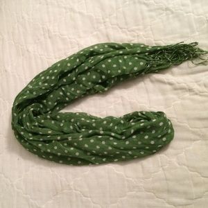 Polka dotted scarf!