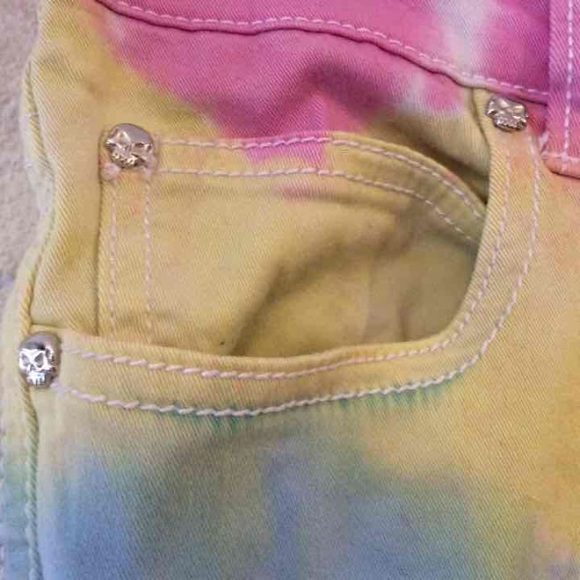 ❌sold tie dye skinny jeans - Picture 2 of 4