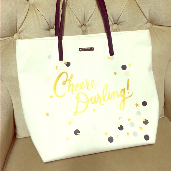 Kate spade cheers darling tote bag