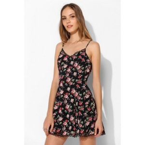 Urban Outfitters Black Floral Dress