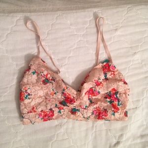 Lace floral bralette :)