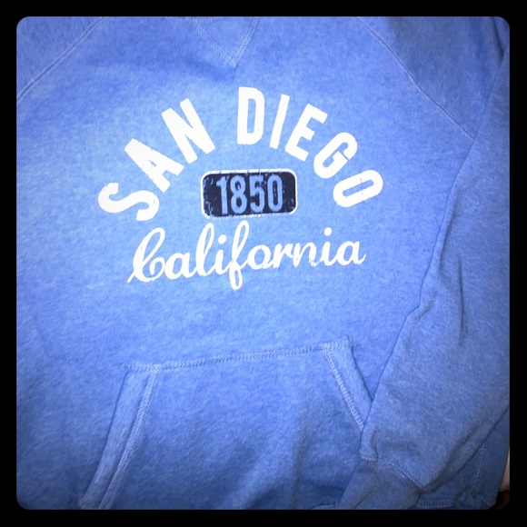 Blue sweatshirt