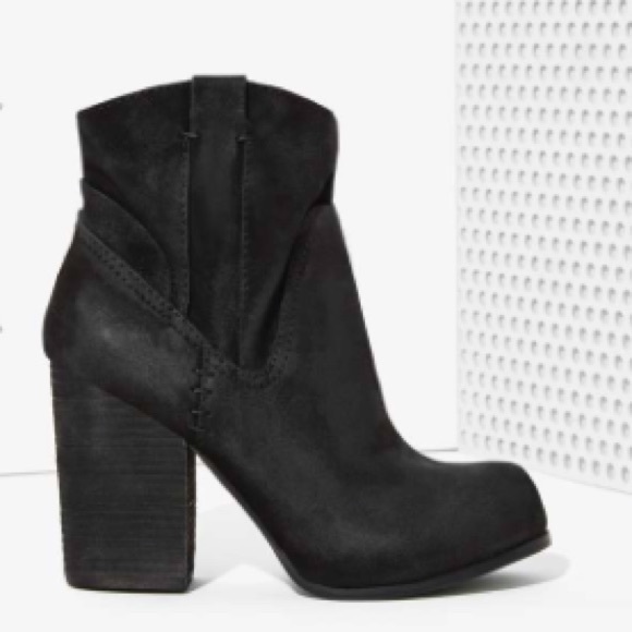 Jeffery Campbell Suede Showdown Boot Size 8
