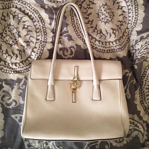 Salvatore Ferragamo White Handbag