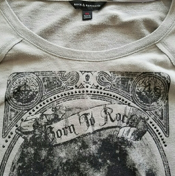 Rock & Republic Crewneck Sweater XL VINTAGE - Picture 2 of 4