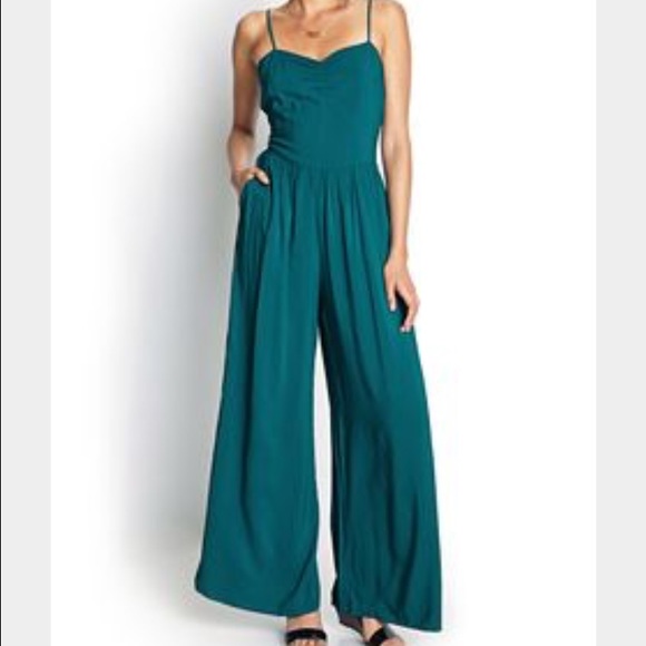 turquoise jumpsuit