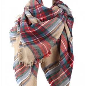 PLAID BLANKET SCARF ✨