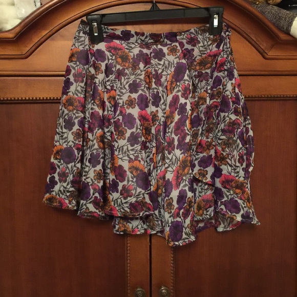 Cute Floral Mini Skirt