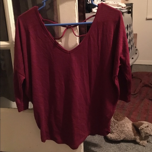 Dolman sleeve 3/4 sleeve shirt