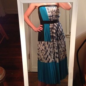 NWT strapless midi BCBGMAXAZRIA dress