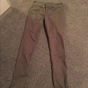 Olive green jeggings