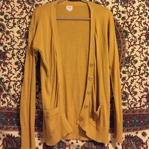 Mustard cardigan