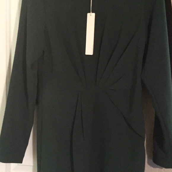 Line & dot long sleeve mini dress - Picture 3 of 4