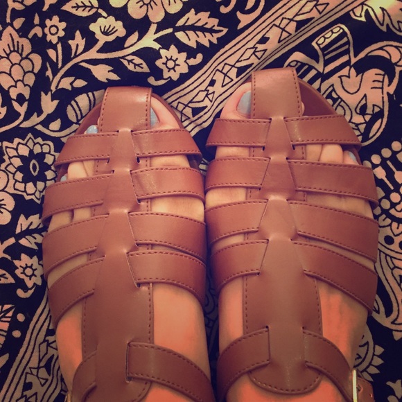 Caged sandals