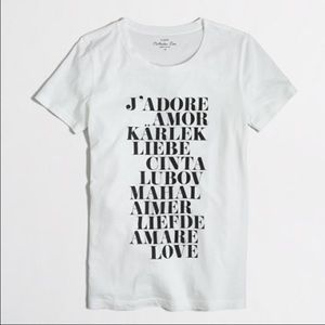 J crew factory graphic tee