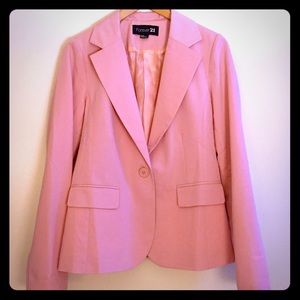 Pink Forever 21 Blazer - Fully Lined
