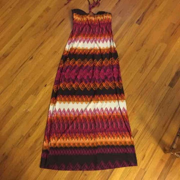 Maxi long fitted dress - Picture 2 of 4