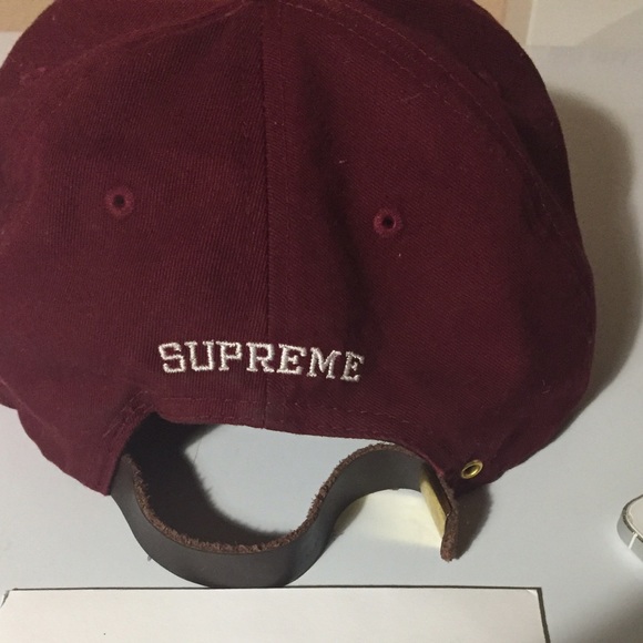 SUPREME "s" Logo 6 Panel Hat