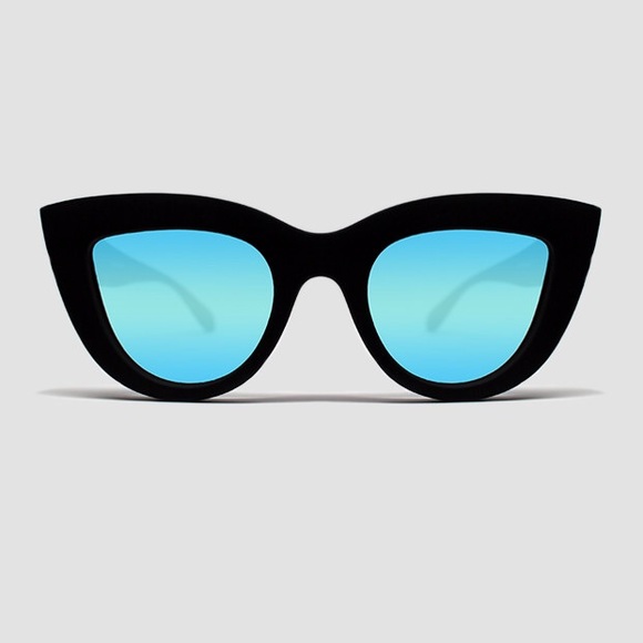 QUAY AUSTRALIA kitti sunglasses in blue mirror