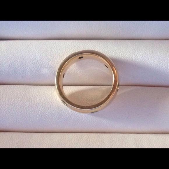 1.2CT Yellow Canary Diamond Etoile Anniversary Wedding Ring 14K - Picture 3 of 6