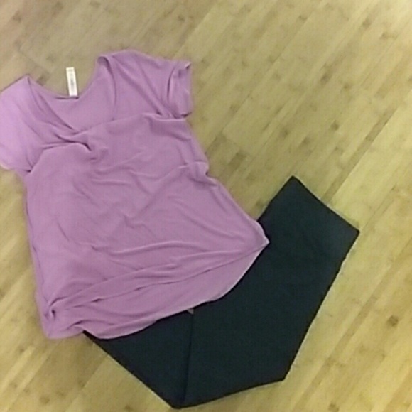 Hue high waisted leggings. L