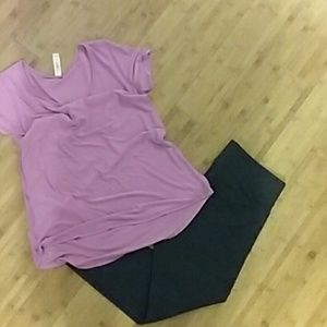 Hue high waisted leggings. L