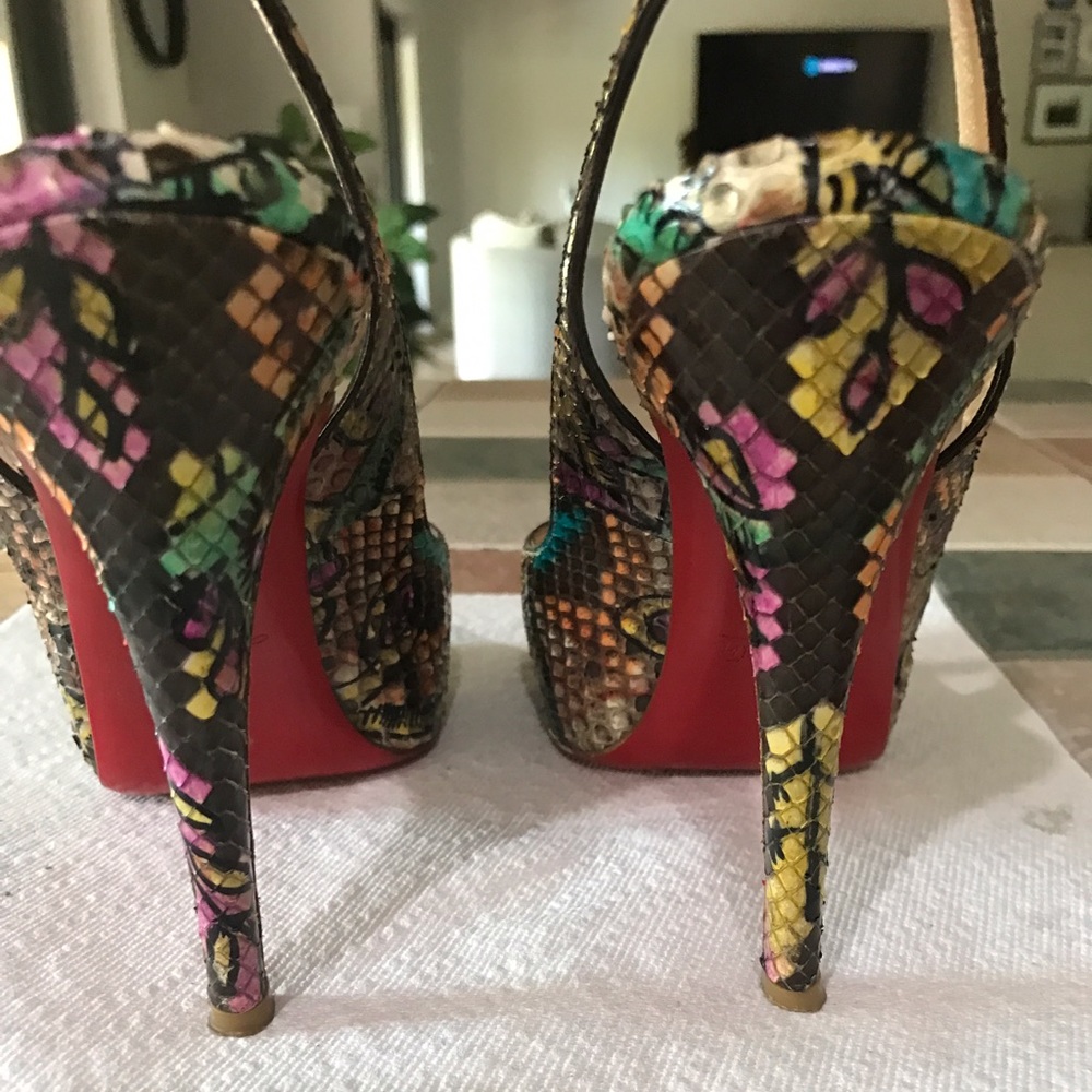 Christian Louboutin Python Shoes - image 2