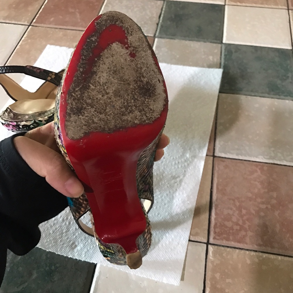 Christian Louboutin Python Shoes - image 4