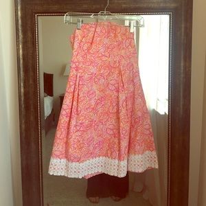 Strapless Lilly Pulitzer dress