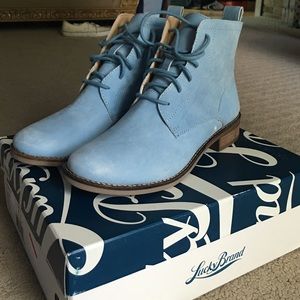 Lucky Brand blue suede boots