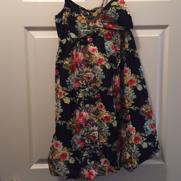 Fire - Los Angeles dress with flower pattern.