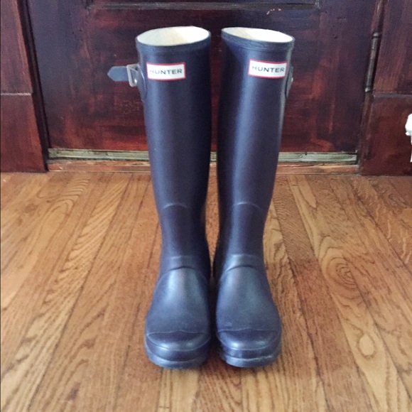 Hunter rain boots - purple/eggplant