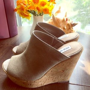 Brand new Steve Madden wedges 7.5 never worn