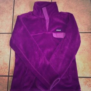 Purple Patagonia fleece