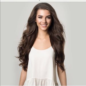 EXTENSIONS Chocolate Brown LUXY HAIR extensions