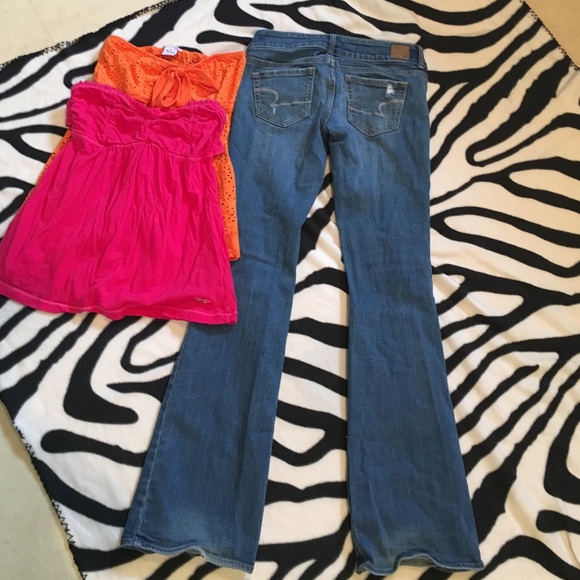 Bundle deal !!!Jeans and halter tops - Picture 3 of 4