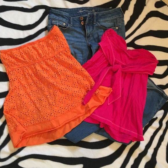 Bundle deal !!!Jeans and halter tops - Picture 4 of 4