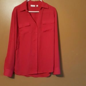 New York and Co Red shirt