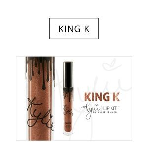 King K Metal Matte Lip Kit By Kylie Jenner New