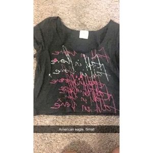 American eagle crop top