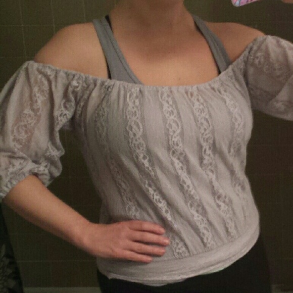 Lilac sheer top - Picture 4 of 4