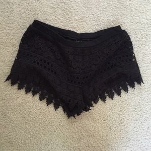 Lace shorts